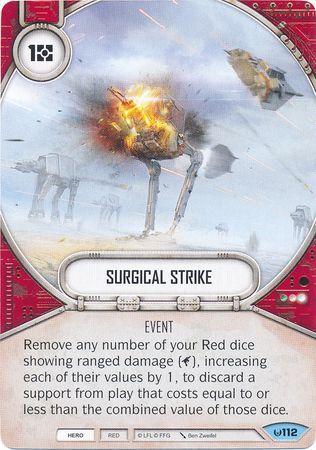 Surgical Strike 112 Common Star Wars Destiny Awakenings Singles Surgical Strike 112 Common Star Wars Destiny Awakenings Singles