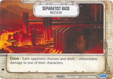 Separatist Base 173 Common Star Wars Destiny Awakenings Singles Separatist Base 173 Common Star Wars Destiny Awakenings Singles