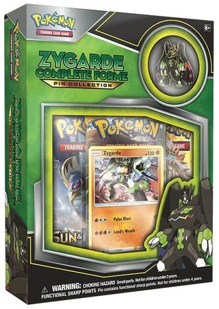 Zygarde Complete Form Pin Collection Box Pokemon Pokemon Sealed Product Zygarde Complete Form Pin Collection Box Pokemon Pokemon Sealed Product