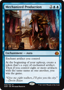 Mechanized Production 038 184 Aether Revolt Singles Mechanized Production 038 184 Aether Revolt Singles