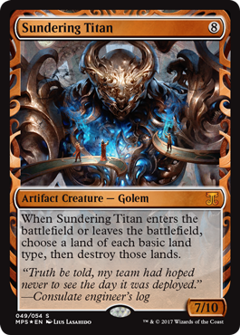Sundering Titan 49 54 Kaladesh Inventions Sundering Titan 49 54 Kaladesh Inventions