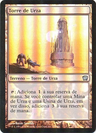 Torre de Urza Urza s Tower MTG 9th Edition Foil Portuguese Ninth Edition Portuguese Singles Torre de Urza Urza s Tower MTG 9th Edition Foil Portuguese Ninth Edition Portuguese Singles