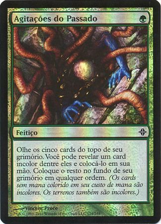 Agitacoes do Passado Ancient Stirrings Rise of the Eldrazi Foil Portuguese Agitacoes do Passado Ancient Stirrings Rise of the Eldrazi Foil Portuguese
