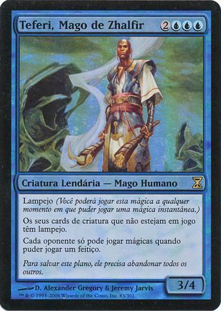 Teferi Mago de Zhalfir Teferi Mage of Zhalfir Time Spiral Foil Portuguese Time Spiral Portuguese Singles Teferi Mago de Zhalfir Teferi Mage of Zhalfir Time Spiral Foil Portuguese Time Spiral Portuguese Singles