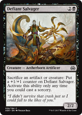 Defiant Salvager 056 184 Aether Revolt Singles Defiant Salvager 056 184 Aether Revolt Singles