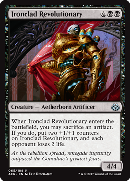 Ironclad Revolutionary 065 184 Aether Revolt Singles Ironclad Revolutionary 065 184 Aether Revolt Singles