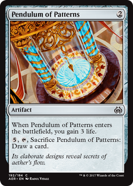 Pendulum of Patterns 192 184 Aether Revolt Singles Pendulum of Patterns 192 184 Aether Revolt Singles