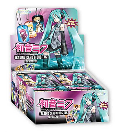 Hatsune Miku Trading Card Dog Tag Fun Packs Booster Box of 24 Packs Hatsune Miku Trading Card Dog Tag Fun Packs Booster Box of 24 Packs
