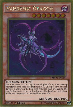 Pandemic Dragon MVP1 ENG06 Gold Rare 1st Edition The Dark Side of Dimensions Movie Pack Gold Edition 1st Ed Singles Pandemic Dragon MVP1 ENG06 Gold Rare 1st Edition The Dark Side of Dimensions Movie Pack Gold Edition 1st Ed Singles