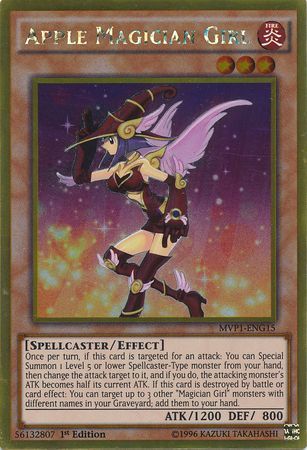 Apple Magician Girl MVP1 ENG15 Gold Rare 1st Edition Apple Magician Girl MVP1 ENG15 Gold Rare 1st Edition