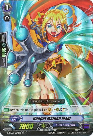 Gadget Maiden Maki G RC01 024EN Double Rare RR G Revival Collection Vol 1 Singles Gadget Maiden Maki G RC01 024EN Double Rare RR G Revival Collection Vol 1 Singles