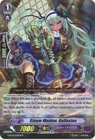 Steam Maiden Kullasina G RC01 039EN Rare R G Revival Collection Vol 1 Singles Steam Maiden Kullasina G RC01 039EN Rare R G Revival Collection Vol 1 Singles