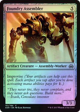 Foundry Assembler 151 184 Foil Aether Revolt Foil Singles Foundry Assembler 151 184 Foil Aether Revolt Foil Singles