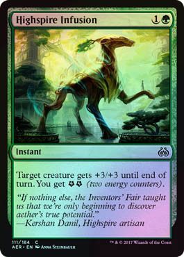 Highspire Infusion 111 184 Foil Aether Revolt Foil Singles Highspire Infusion 111 184 Foil Aether Revolt Foil Singles