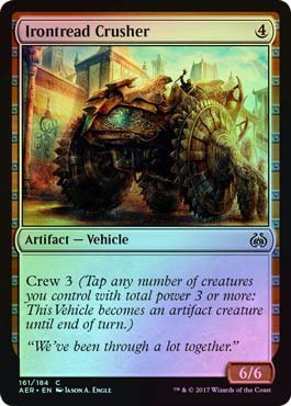 Irontread Crusher 161 184 Foil Irontread Crusher 161 184 Foil