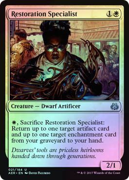 Restoration Specialist 021 184 Foil Restoration Specialist 021 184 Foil