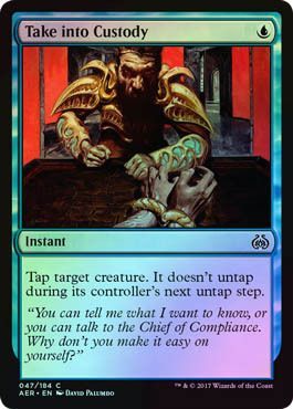 Take into Custody 047 184 Foil Aether Revolt Foil Singles Take into Custody 047 184 Foil Aether Revolt Foil Singles