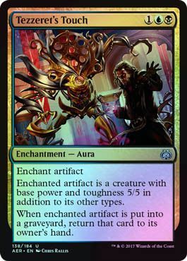 Tezzeret s Touch 138 184 Foil Aether Revolt Foil Singles Tezzeret s Touch 138 184 Foil Aether Revolt Foil Singles