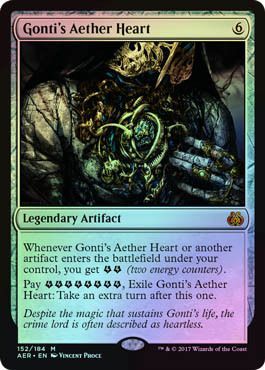 Gonti s Aether Heart 152 184 Foil Gonti s Aether Heart 152 184 Foil