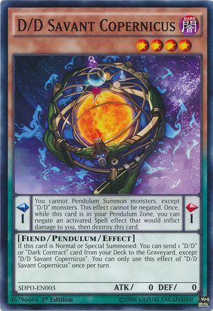 YUGIOH ONE FOR ONE COMMON SDPD-EN028 1ST EDITION