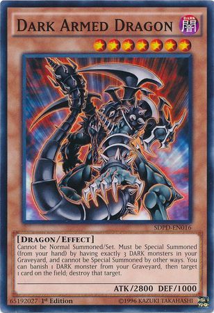 Dark Armed Dragon SDPD EN016 Common 1st Edition Dark Armed Dragon SDPD EN016 Common 1st Edition