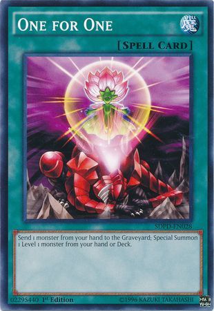 YUGIOH ONE FOR ONE COMMON SDPD-EN028 1ST EDITION 