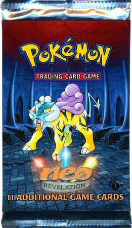 1x 1st Edition Neo Revelation Sealed Pokemon Booster Pack From Booster Box