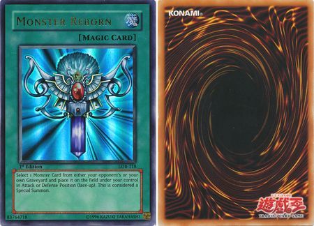 Monster Reborn buy LOB-118 Ultra Rare 1st Edition Yugioh Card