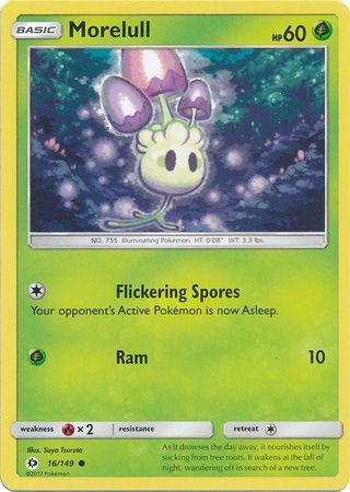 Morelull 16 149 Common Sun Moon Base Set Singles Morelull 16 149 Common Sun Moon Base Set Singles