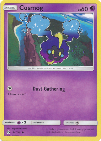 Cosmog 64 149 Common Sun Moon Base Set Singles Cosmog 64 149 Common Sun Moon Base Set Singles