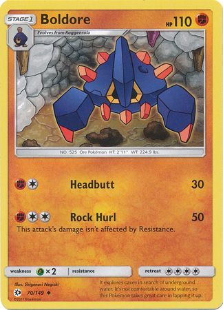 Boldore 70 149 Uncommon Sun Moon Base Set Singles Boldore 70 149 Uncommon Sun Moon Base Set Singles