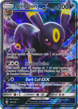  Pokemon Sun & Moon Base Set Ultra Rare Holo Lunala-GX