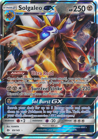 Pokémon Box Solgaleo GX Coleção Alola - supe