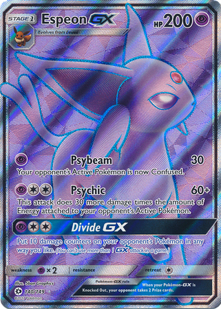 Pokémon Tcg: Espeon Gx (152/149) - Sm1 Sol E Lua em Promoção na Americanas