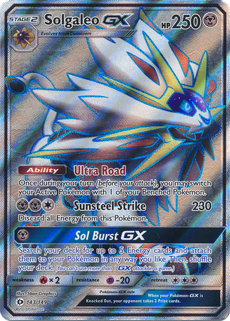 Pokémon Box Solgaleo GX Coleção Alola - supe