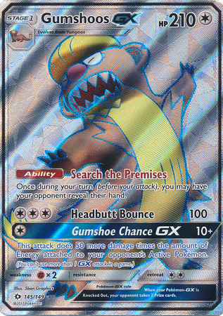 Gumshoos GX 157/149 Sun & Moon Rare Secret Mint Pokemon Card 