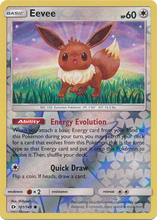 Pokémon TCG, Eevee, Pokemon Platinum, 62/100, Reverse Holo, Stamped, Holo,  HTF