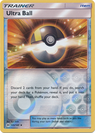 Ultra Ball 135 149 Uncommon Reverse Holo Ultra Ball 135 149 Uncommon Reverse Holo