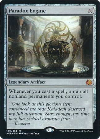 Paradox Engine 169 184 AER Prerelease Foil Promo Magic The Gathering Promo Cards Paradox Engine 169 184 AER Prerelease Foil Promo Magic The Gathering Promo Cards