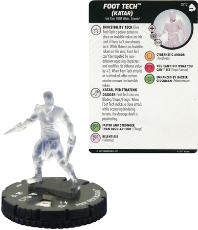 Foot Tech Katar 007 TMNT Shredder s Return Gravity Feed Heroclix Foot Tech Katar 007 TMNT Shredder s Return Gravity Feed Heroclix