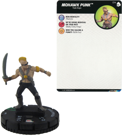 Mohawk Punk 014 TMNT Shredder s Return Gravity Feed Heroclix Mohawk Punk 014 TMNT Shredder s Return Gravity Feed Heroclix
