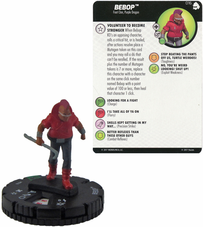 Bebop 016 TMNT Shredder s Return Gravity Feed Heroclix Other TMNT Shredder s Return Singles Bebop 016 TMNT Shredder s Return Gravity Feed Heroclix Other TMNT Shredder s Return Singles