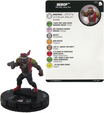 Bebop 022 TMNT Shredder s Return Gravity Feed Heroclix Bebop 022 TMNT Shredder s Return Gravity Feed Heroclix
