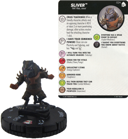 Sliver 024 TMNT Shredder s Return Gravity Feed Heroclix Other TMNT Shredder s Return Singles Sliver 024 TMNT Shredder s Return Gravity Feed Heroclix Other TMNT Shredder s Return Singles