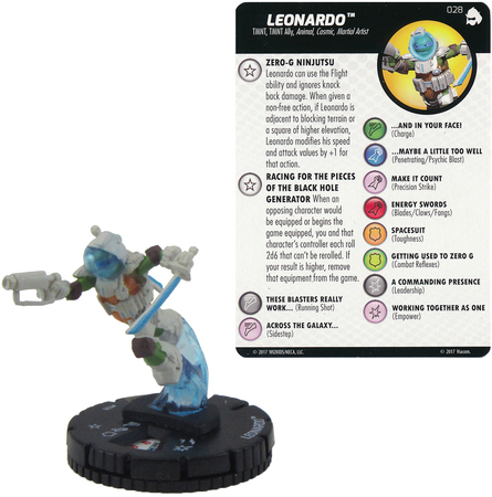 Leonardo 028 TMNT Shredder s Return Gravity Feed Heroclix Leonardo 028 TMNT Shredder s Return Gravity Feed Heroclix