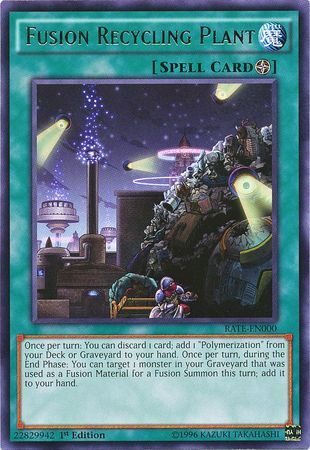 Fusion Recycling Plant RATE EN000 Rare 1st Edition Raging Tempest 1st Edition Singles Fusion Recycling Plant RATE EN000 Rare 1st Edition Raging Tempest 1st Edition Singles