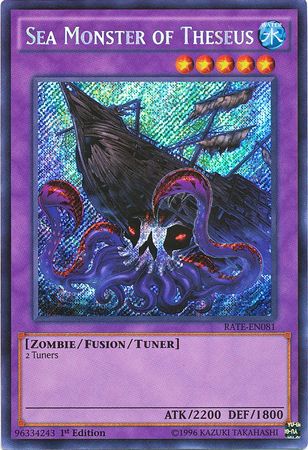 Sea Monster of Theseus RATE EN081 Secret Rare 1st Edition Raging Tempest 1st Edition Singles Sea Monster of Theseus RATE EN081 Secret Rare 1st Edition Raging Tempest 1st Edition Singles