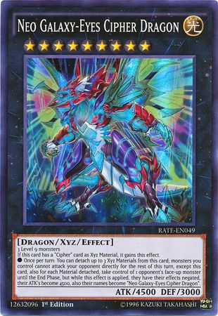 / RATE-JP049 JAPANESE Neo Galaxy-Eyes Cipher Dragon Yu-Gi-Oh Ultimate