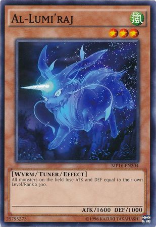 Al Lumi raj MP16 EN204 Common Unlimited Yu Gi Oh 2016 Mega Tins Unlimited Singles Al Lumi raj MP16 EN204 Common Unlimited Yu Gi Oh 2016 Mega Tins Unlimited Singles