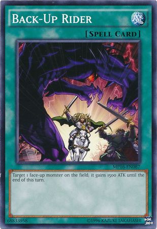Back Up Rider MP16 EN087 Common Unlimited Yu Gi Oh 2016 Mega Tins Unlimited Singles Back Up Rider MP16 EN087 Common Unlimited Yu Gi Oh 2016 Mega Tins Unlimited Singles